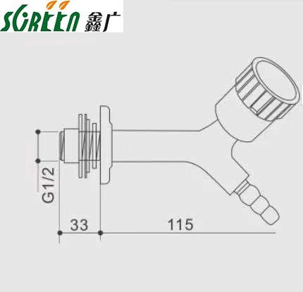 實(shí)驗(yàn)室全銅壁式單口化驗(yàn)水咀