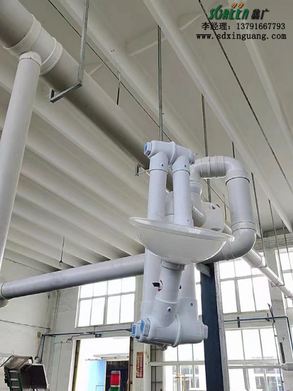 山東實驗室萬向抽氣罩 PP材質 耐酸堿移動排風罩 原子吸收罩定制