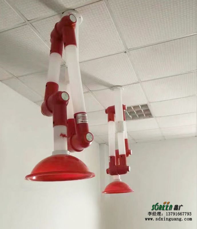 山東鑫廣實驗室化驗室 鋁合金萬向抽氣罩 排風吸氣罩可調節