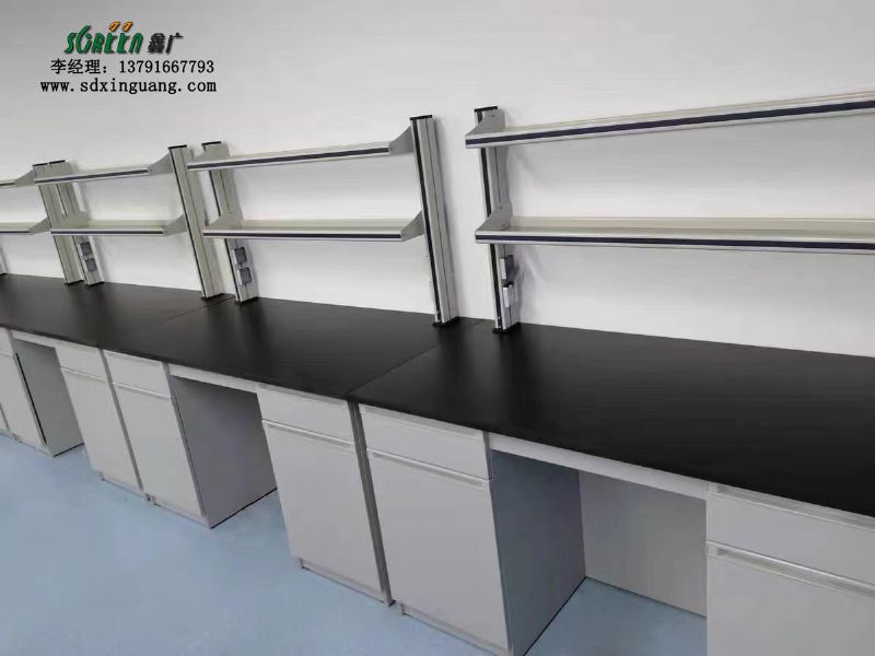 山東鑫廣實驗室設備 鋼玻鋁玻試劑架 藥品放置架 一站式服務