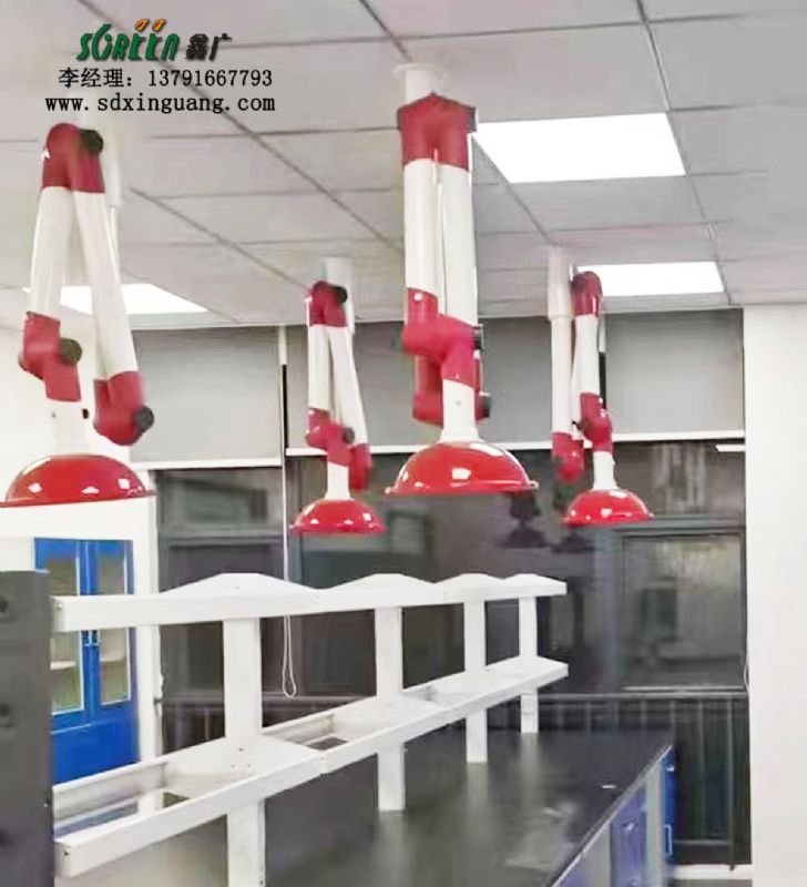 山東化驗室配件 高密度pp排風罩 全鋼鋼木實驗臺通風櫥