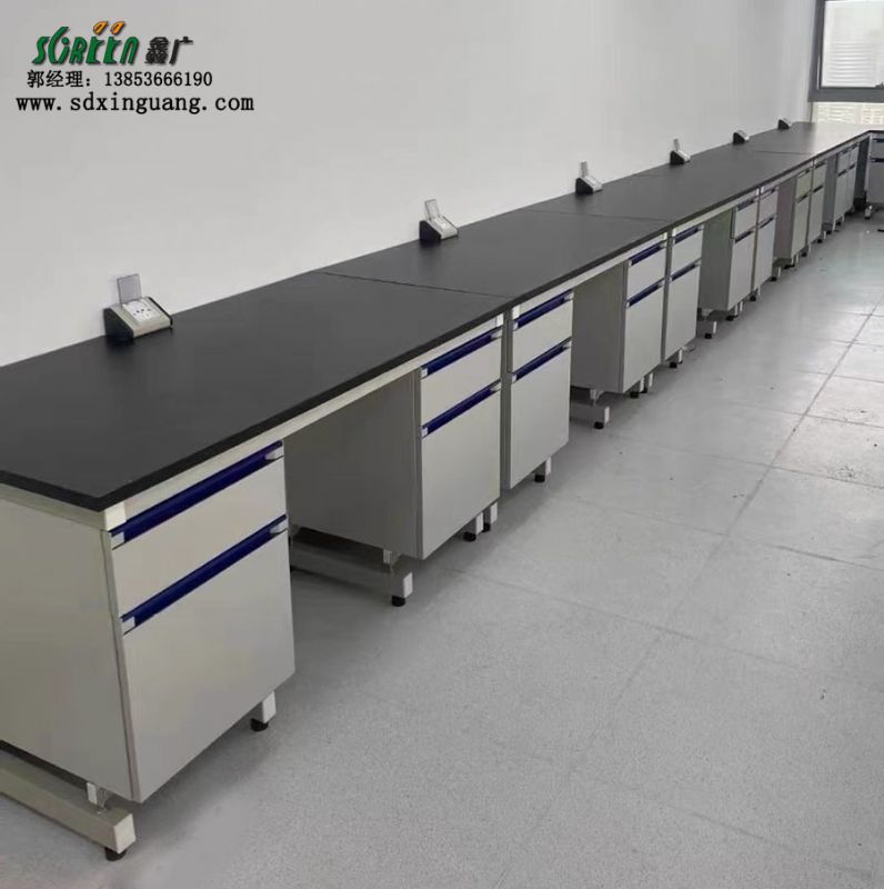 山東鋼木實驗臺 實驗室工作臺生產(chǎn) 防腐理化板邊臺
