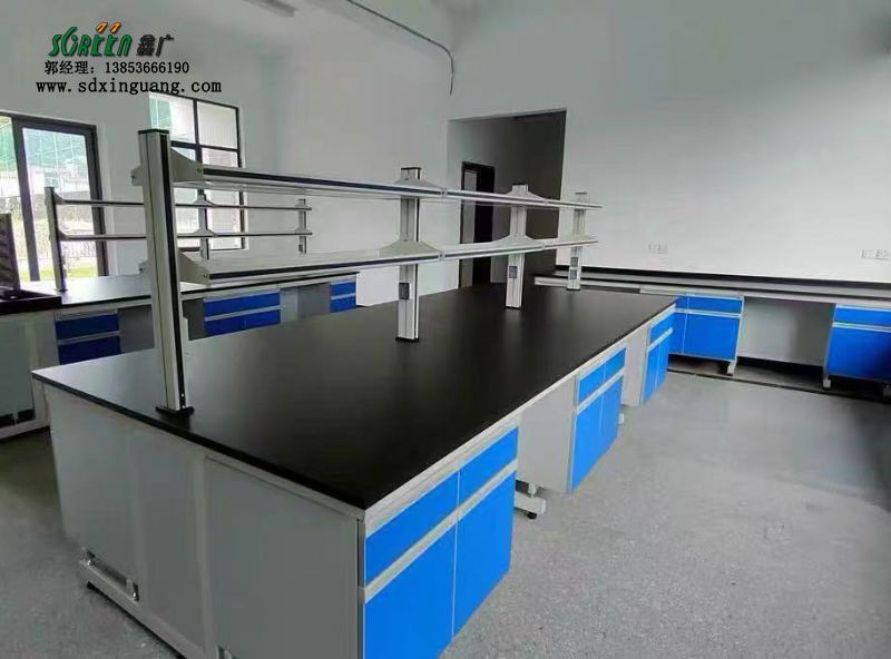 濰坊鋼木實驗室邊臺化驗室工作臺支持定制