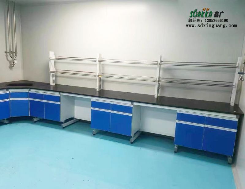 山東實驗室工作臺鋼木邊臺實驗臺水槽臺試劑架